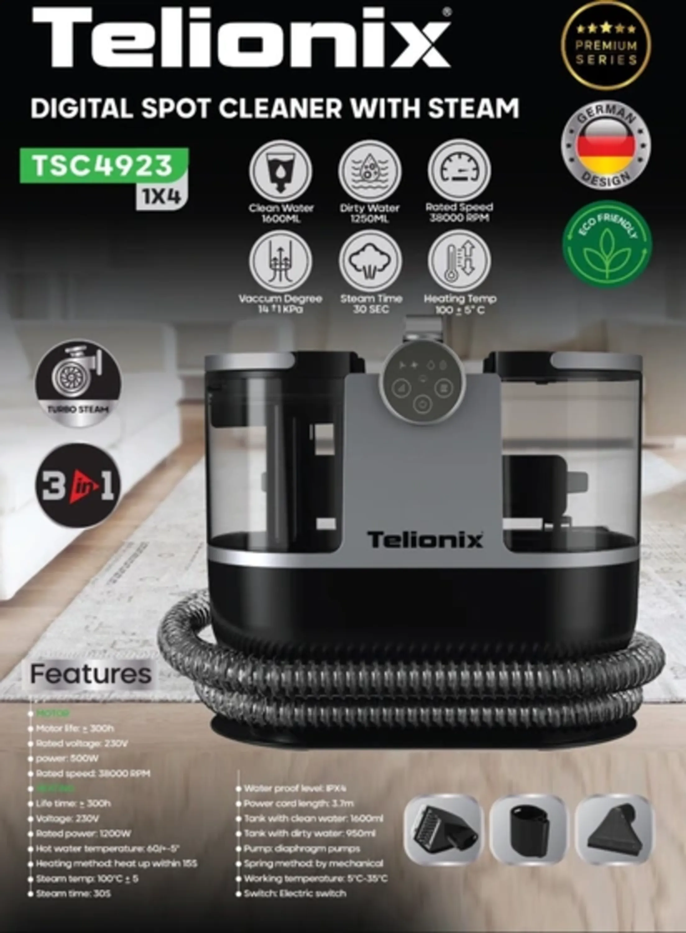فرش و مبل شوی تلیونیکس مدل TSC4923